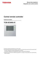 Toshiba TCB-SC640U-E Manual Del Propietário