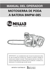 NIWA BMPW-085 Manual Del Operador