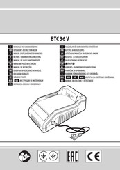 EMAK BTC36V Manual De Uso Y Mantenimiento