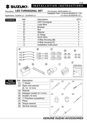 Suzuki DL650AL2 Installation Instructions