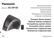 Panasonic SC-SP100 Instrucciones De Funcionamiento