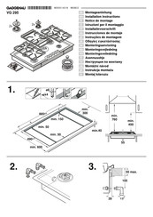 Gaggenau VG 295 Instrucciones De Montaje