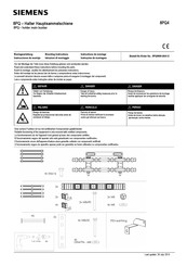 Siemens 8PQ4 Instrucciones De Montaje