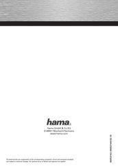 Hama 00053143 Manual De Instrucciones