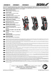 DEDRA DED8819 Manual De Instrucciones Con La Carta De Garantía