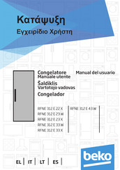 Beko RFNE 312 E 22 X Manual Del Usuario