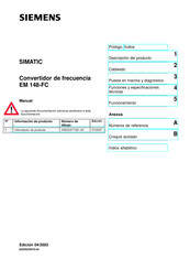 Siemens SIMATIC EM 148-FC Manual De Instrucciones