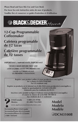 Black and Decker DCM3100B Manual Del Usuario