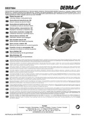 DEDRA DED7064 Manual De Instrucciones Con La Carta De Garantía