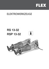 Flex RS 13-32 Instrucciones De Funcionamiento Originales