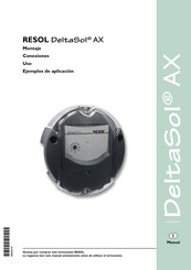 Resol DeltaSol AX Manual De Instrucciones