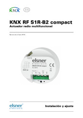 elsner elektronik KNX RF S1R-B2 compact Instalacion Y Ajuste