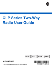 Motorola Solutions CLP1013e Manual Del Usuario