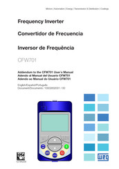 WEG CFW701 Adendo Al Manual Del Usuario