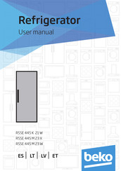 Beko RSSE 445 M 23 X Manual De Usuario
