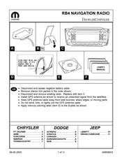 DaimlerChrysler RB4 Manual Del Usuario