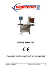 Bilanciai VENUS 100 Serie Manual De Mantenimiento Y De Uso En Seguridad