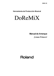 Roland DoReMiX DMX-1E Manual De Arranque