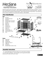 Midwest Avian Adventures Mediana Instrucciones De Montaje