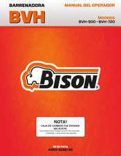 Bison BVH-720 Manual Del Operador