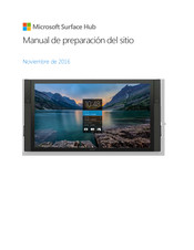 Microsoft Surface Hub Manual De Preparación Del Sitio