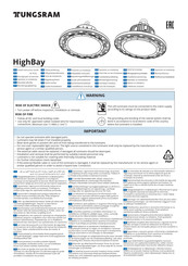 Tungsram HighBay Guia De Instalacion