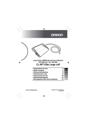 Omron CL-MIT Elite Large cuff Instrucciones De Uso