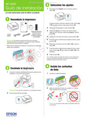 Epson WF-2530 Guia De Instalacion