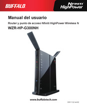 Buffalo Nfiniti HighPower WZR-HP-G300NH Manual Del Usuario