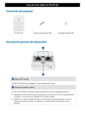 Ubiquiti ETH-SP-G2 Guia De Inicio Rapido