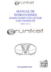 Grunkel RDC-14 Manual De Intrucciones