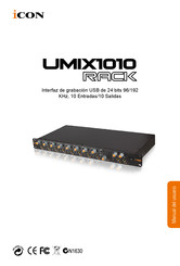 ICON UMIX1010 RACK VST Manual Del Usuario