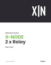 Xide X-NODE 2 x Relay Manual De Usuario