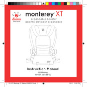 Diono monterey XT Manual De Instrucciones