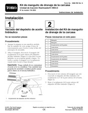 Toro REELMASTER 3500-D Instrucciones De Instalación