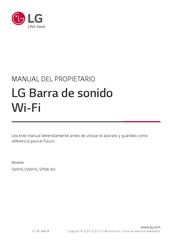 LG SN9YG Manual Del Propietário