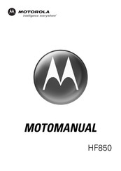 Motorola HF850 Manual Del Usuario