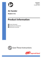 Ingersoll Rand 311G Serie Especificaciones Del Producto