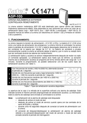 Satel ASP-105 Manual Del Usuario