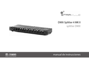 thomann STAIRVILLE DMX-Splitter 4 MK II Manual De Instrucciones