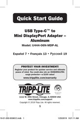 Tripp-Lite U444-06N-MDP-AL Guia De Inicio Rapido