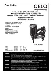 CELO FORCE ONE Manual De Instrucciones De Funcionamiento