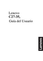 Lenovo C27-35 Guia Del Usuario