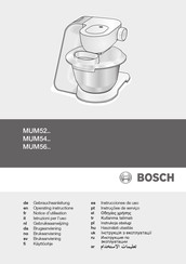 Bosch MUM54 Serie Instrucciones De Uso