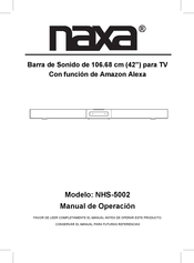 Naxa NHS-5002 Manual De Operación