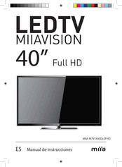 Miia MTV-X40DLEFHD Manual De Instrucciones