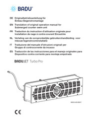 BADU JET Turbo Pro Traducción De Las Instrucciones Para El Manejo Originales