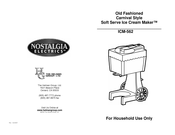 Nostalgia Electrics ICM-562 Manual Del Usario