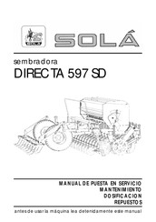 Sola DIRECTA 597 SD Manual De Puesta En Servicio Mantenimiento