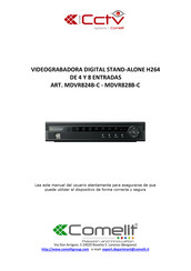 Comelit MDVR828B-C Manual Del Usuario